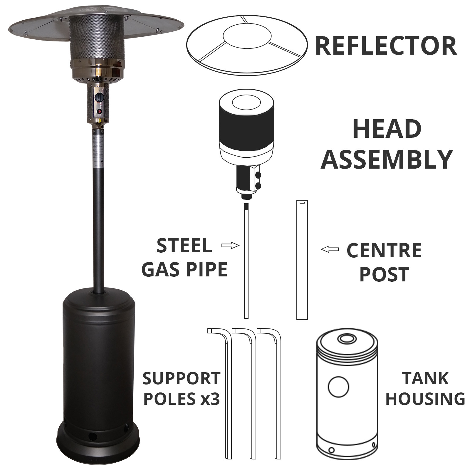 20 Of the Best Ideas for Patio Heater Parts Best Collections Ever