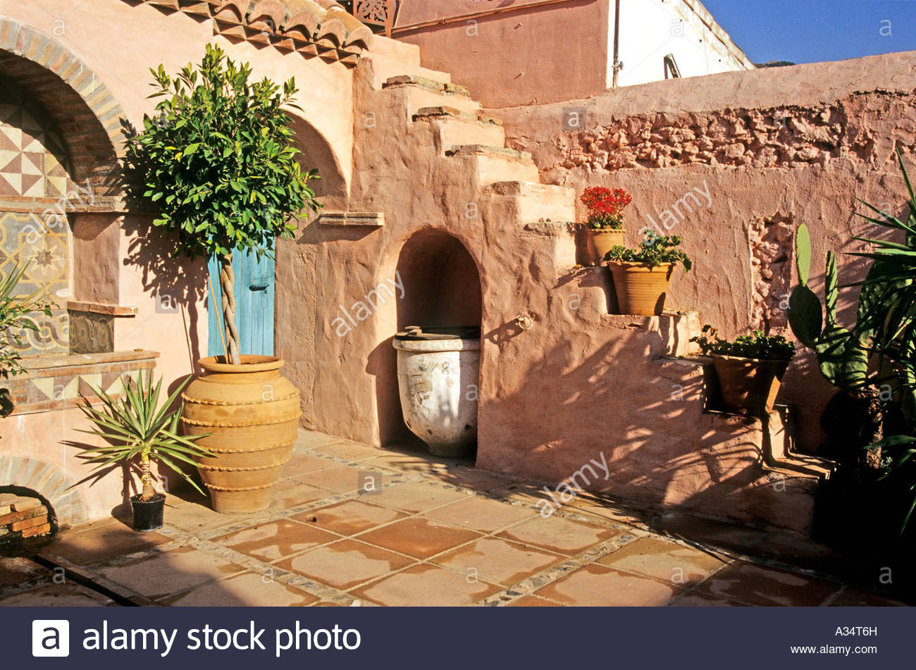 Best ideas about Patio In Spanish
. Save or Pin Corner of a Spanish patio or courtyard garden at the Finca Now.