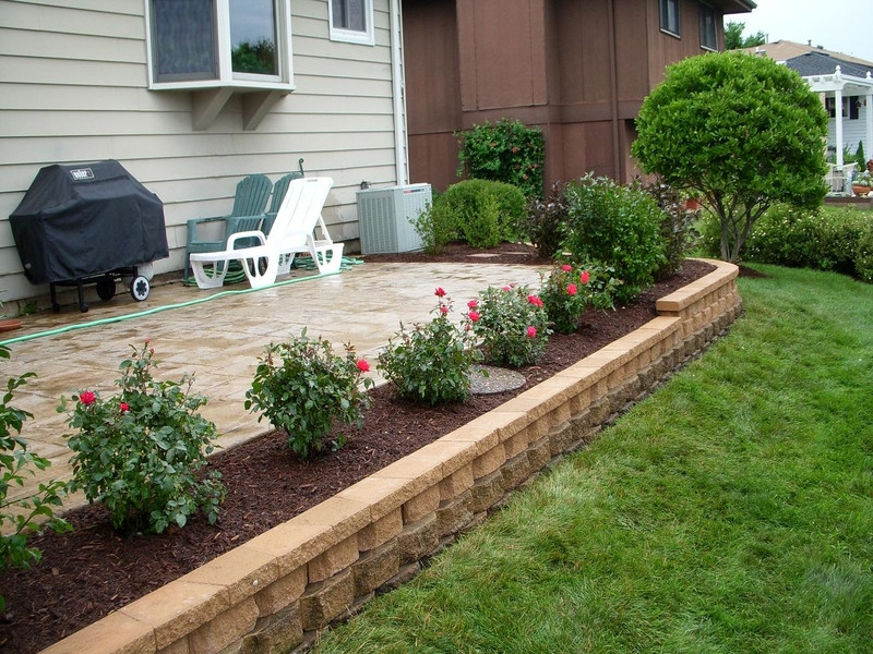 Best ideas about Patio Landscaping Ideas
. Save or Pin Landscaping around patio sloped front yard retaining wall Now.