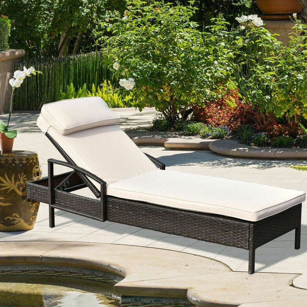 Best ideas about Patio Lounge Furniture
. Save or Pin Chaise Lounge Chair Brown Outdoor Wicker Rattan Couch Now.