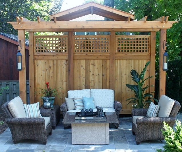 Best ideas about Patio Privacy Ideas
. Save or Pin Nice arrangement Love the arbor Something like this to Now.