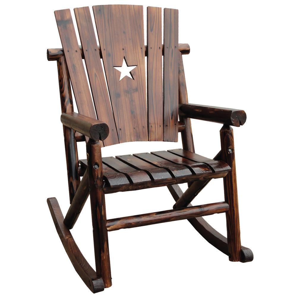 Best ideas about Patio Rocking Chair
. Save or Pin Leigh Country Char Log Patio Rocking Chair With Star TX Now.