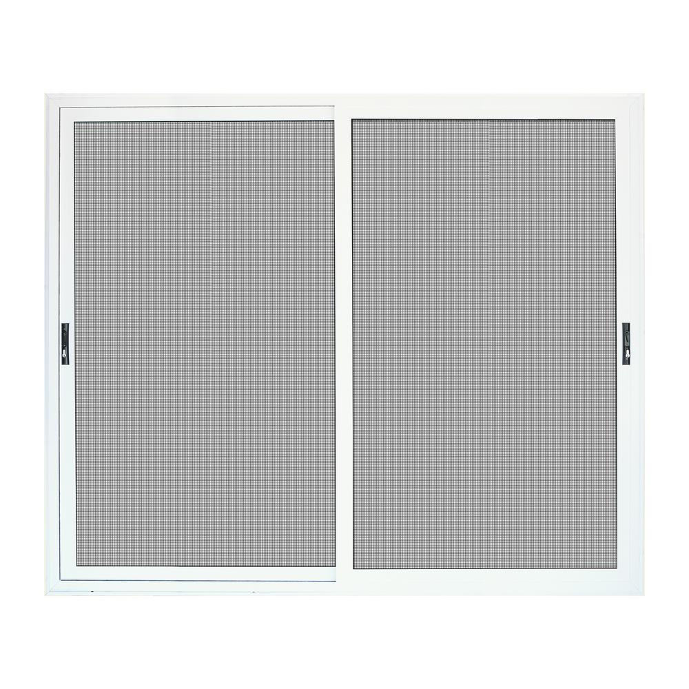 Best ideas about Patio Screen Door
. Save or Pin Unique Home Designs 96 in x 80 in White Sliding Ultimate Now.