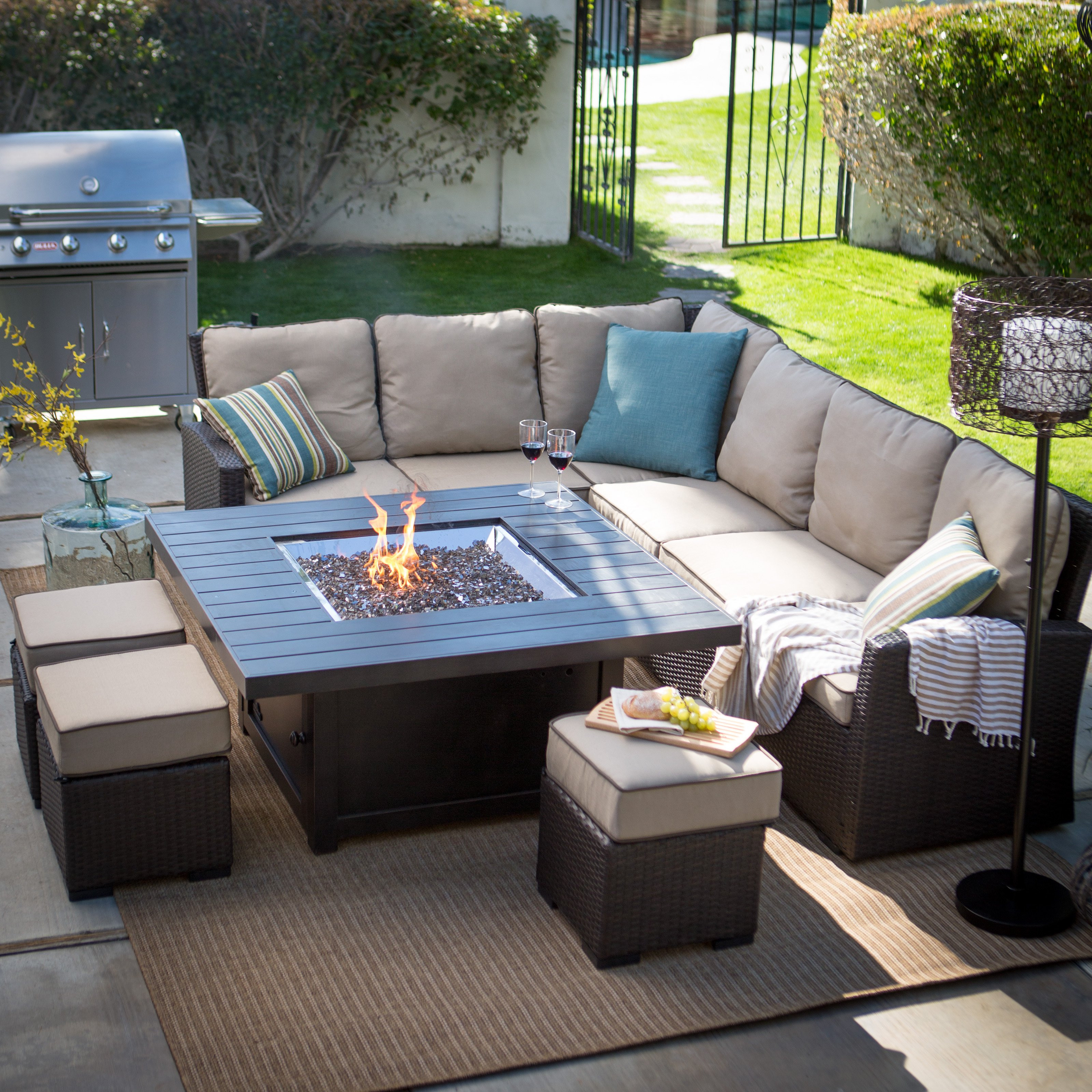 Best ideas about Patio Set With Fire Pit
. Save or Pin Belham Living Monticello Fire Pit Chat Set Fire Pit Now.