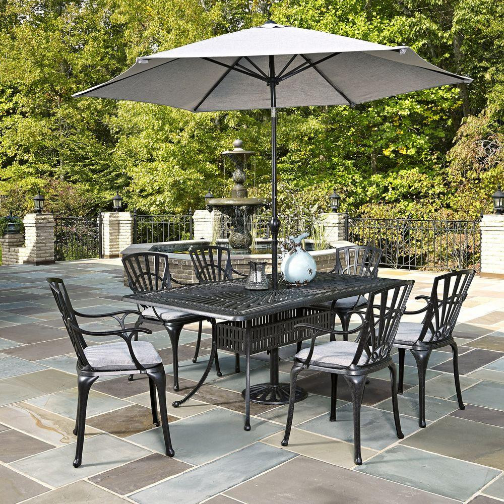 Best ideas about Patio Set With Umbrella
. Save or Pin Home Styles Largo 7 Piece Outdoor Patio Dining Set with Now.