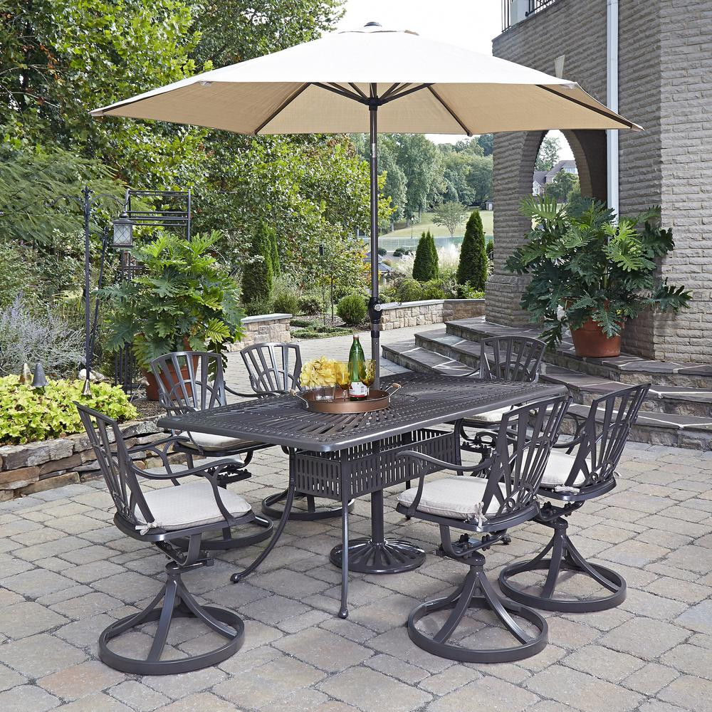 Best ideas about Patio Set With Umbrella
. Save or Pin Home Styles Stone Harbor 40 in 5 Piece Slate Tile Top Now.