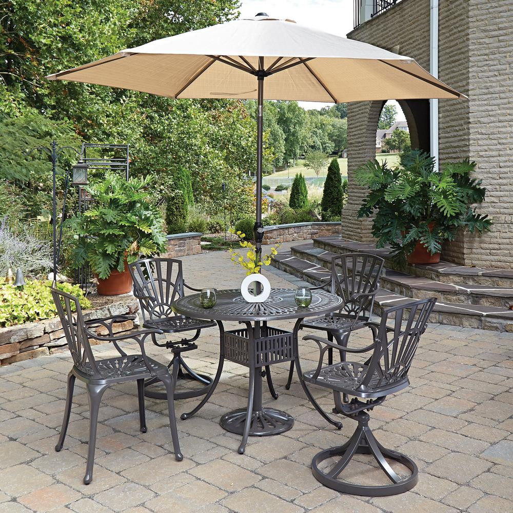 Best ideas about Patio Set With Umbrella
. Save or Pin Home Styles Largo 5 Piece Patio Dining Set with Umbrella Now.