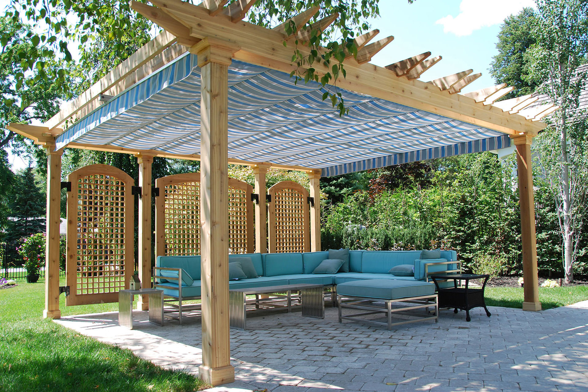 Best ideas about Patio Shade Cover
. Save or Pin Retractable Pergola Canopy in Oakville Now.