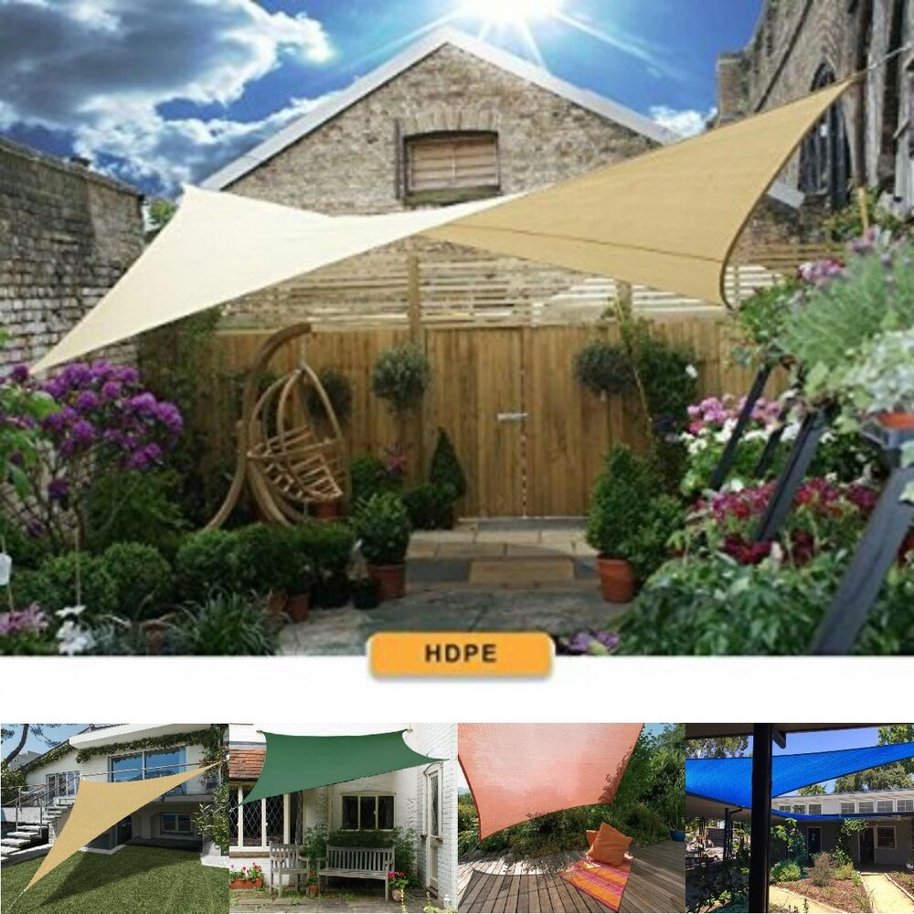 Best ideas about Patio Shade Sails
. Save or Pin Patio Garden Sun Shade Sail Canopy Awning Sunscreen UV Now.