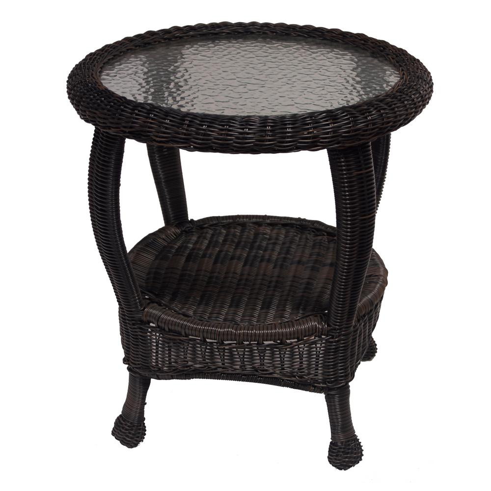 Best ideas about Patio Side Tables
. Save or Pin Hampton Bay Arthur All Weather Wicker Patio Side Table Now.