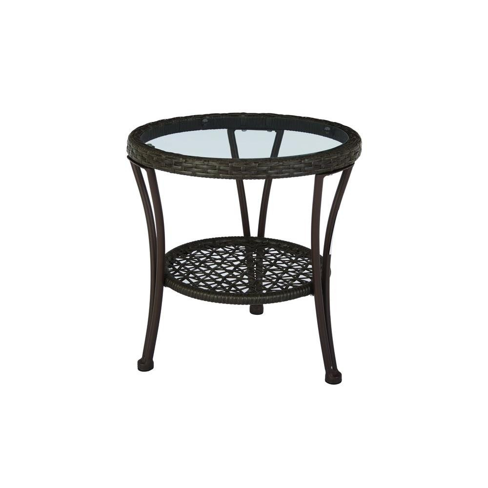 Best ideas about Patio Side Tables
. Save or Pin Hampton Bay Arthur All Weather Wicker Patio Side Table Now.