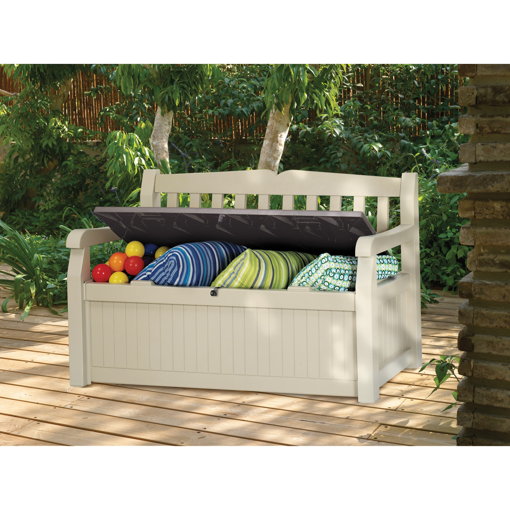 Best ideas about Patio Storage Bench
. Save or Pin Keter All Weather Outdoor 70 Gallon Storage Bench Now.