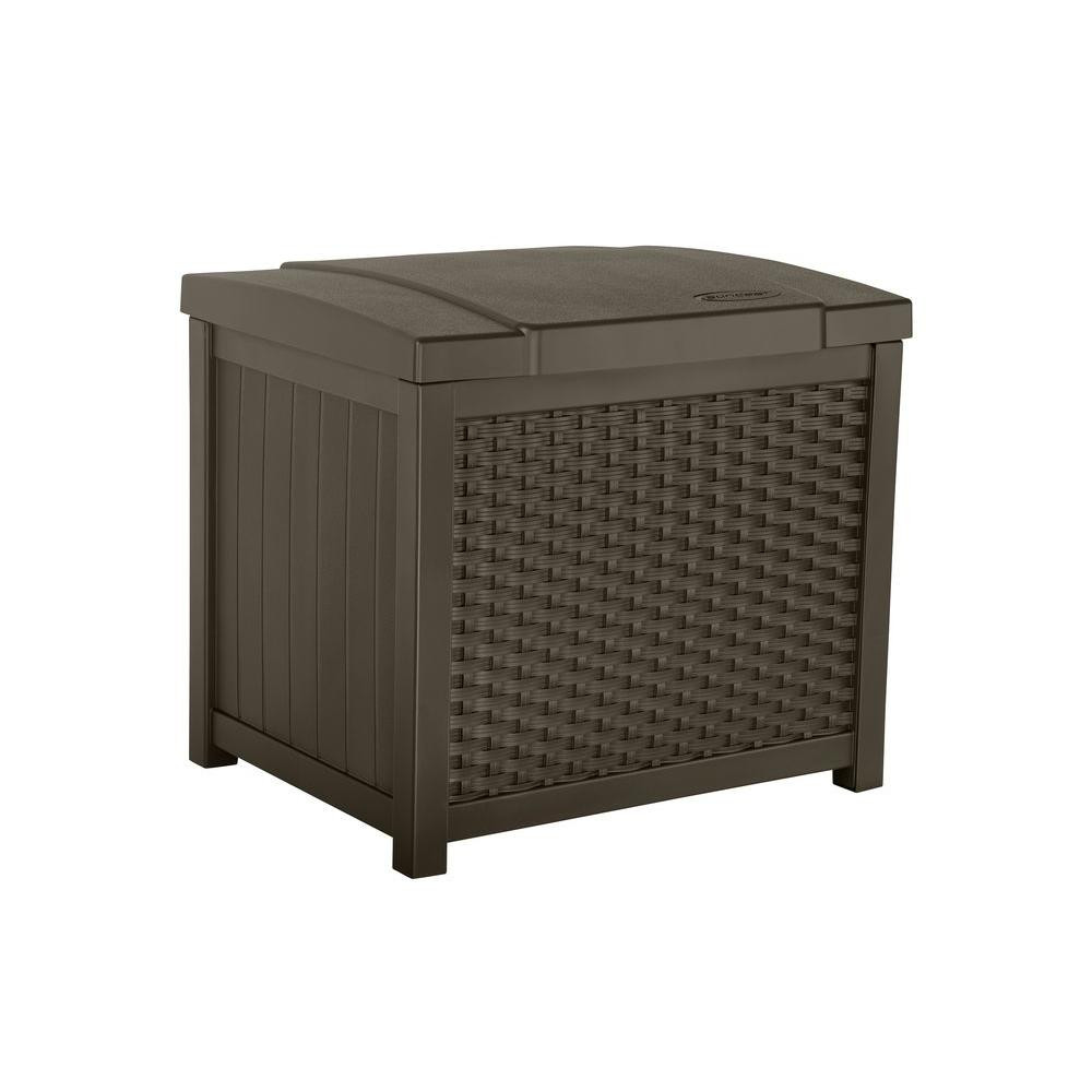 Best ideas about Patio Storage Box
. Save or Pin Suncast Wicker 22 Gal Resin Storage Deck Box SSW900 The Now.