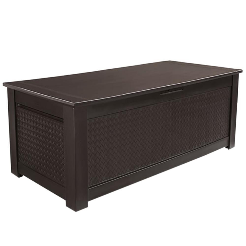 Best ideas about Patio Storage Box
. Save or Pin Rubbermaid Patio Chic 136 Gal Resin Basket Weave Patio Now.