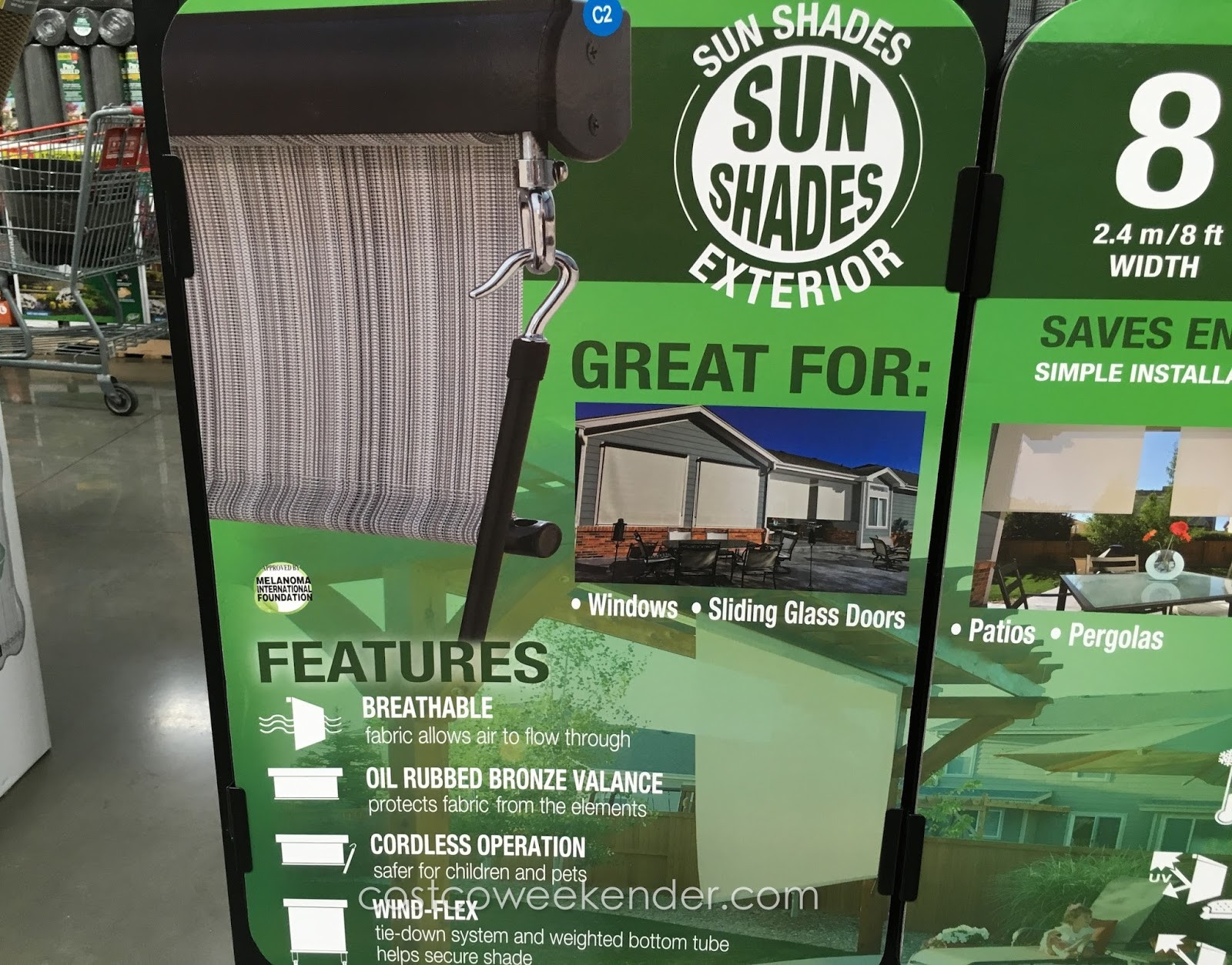 Best ideas about Patio Sun Shades Costco
. Save or Pin Solar Exterior Sun Shade Now.