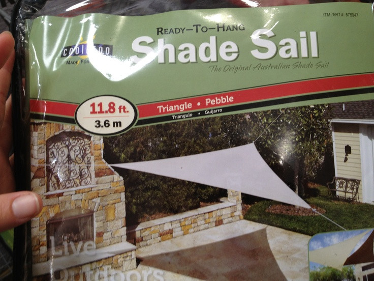 Best ideas about Patio Sun Shades Costco
. Save or Pin Triangle shade sail via Costco Shade sails Now.
