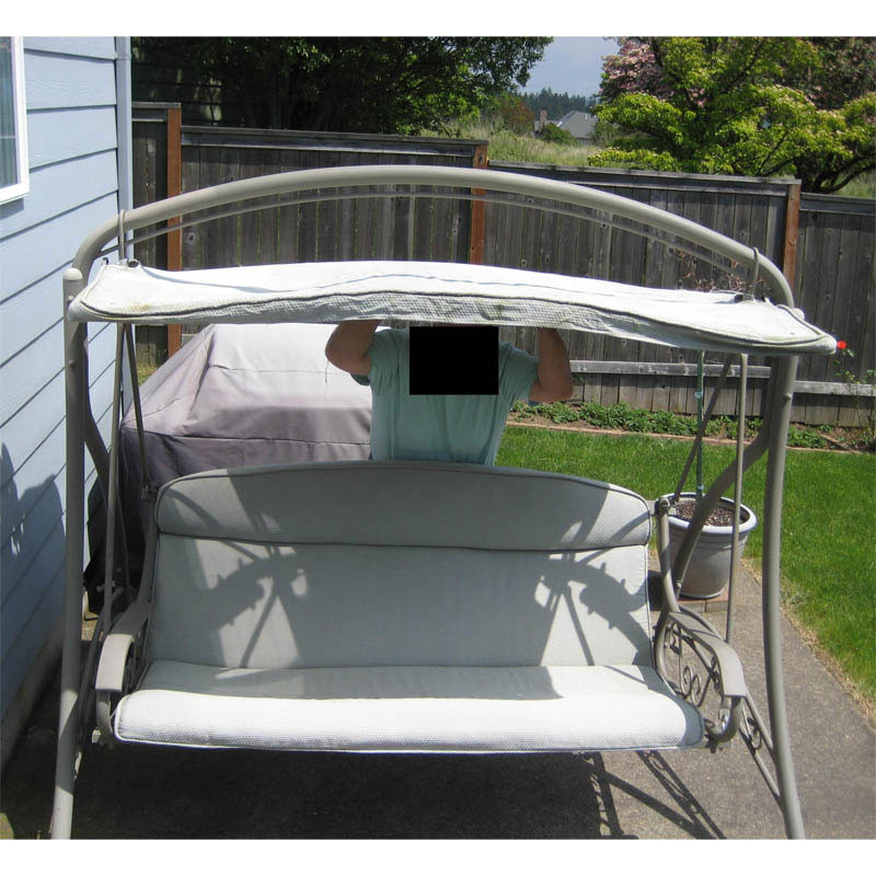 Best ideas about Patio Swing Costco
. Save or Pin Costco Swing Replacement Canopy Garden Winds Now.