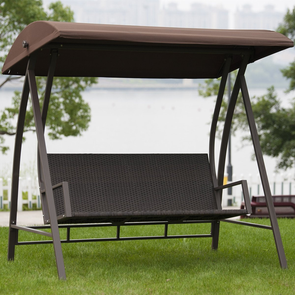 Best ideas about Patio Swing Costco
. Save or Pin Porch Swing Outdoor Lounge Chair Seats Patio Pe Wicker Now.