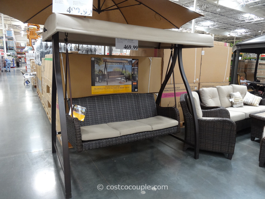 Best ideas about Patio Swing Costco
. Save or Pin Agio International Fairview Woven Patio Swing Now.