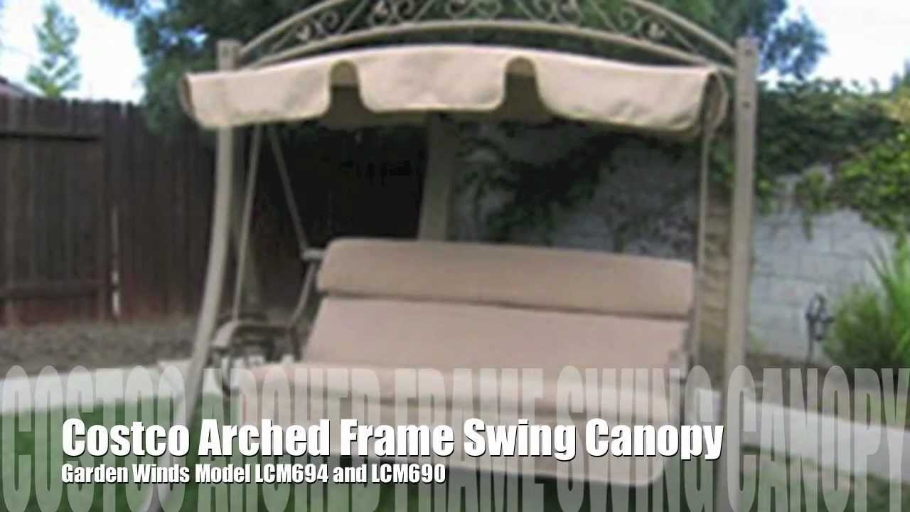 Best ideas about Patio Swing Costco
. Save or Pin Costco Arched Frame Swing Replacement Canopy from Garden Now.