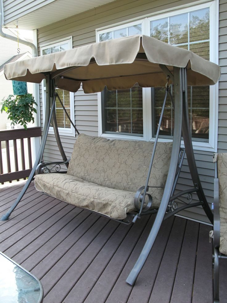 Best ideas about Patio Swing Cover
. Save or Pin Another refurbished swing from Swing Cushion Covers Now.