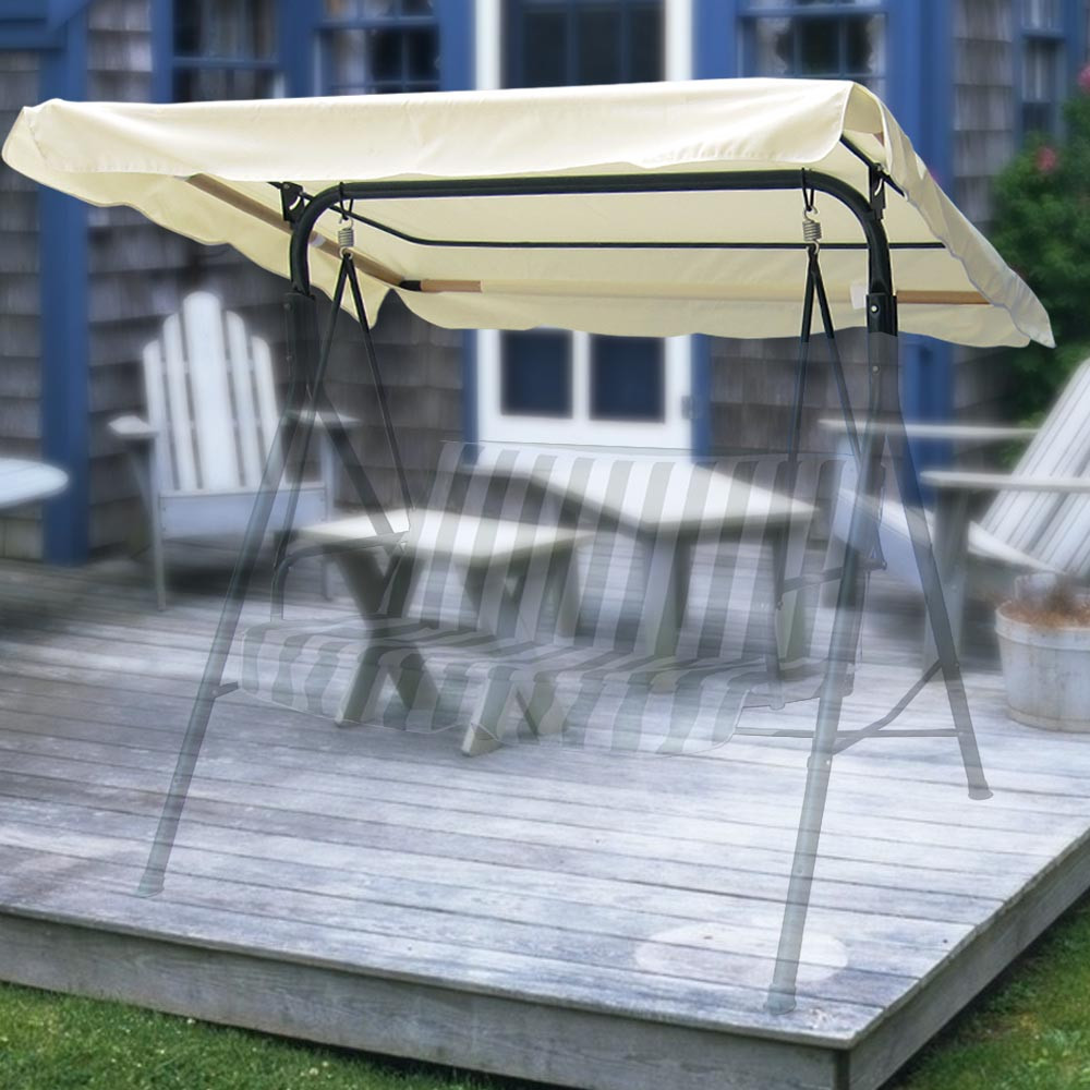 Best ideas about Patio Swing Cover
. Save or Pin 76"x44" Outdoor Patio Swing Canopy Top Replacement Cover Now.