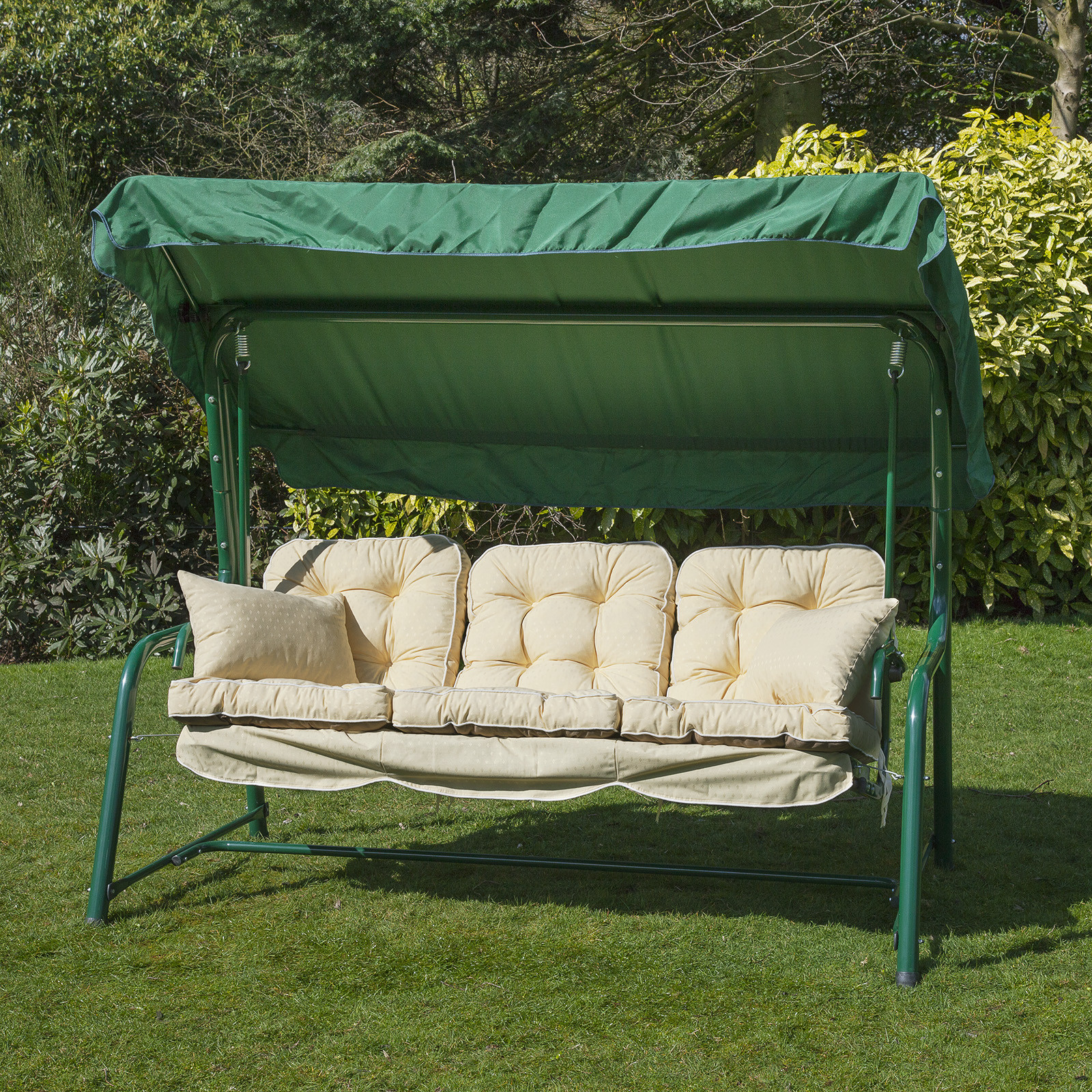 Best ideas about Patio Swing Cushions
. Save or Pin Alfresia Luxury Garden Swing Seat Cushions 3 Seater Now.