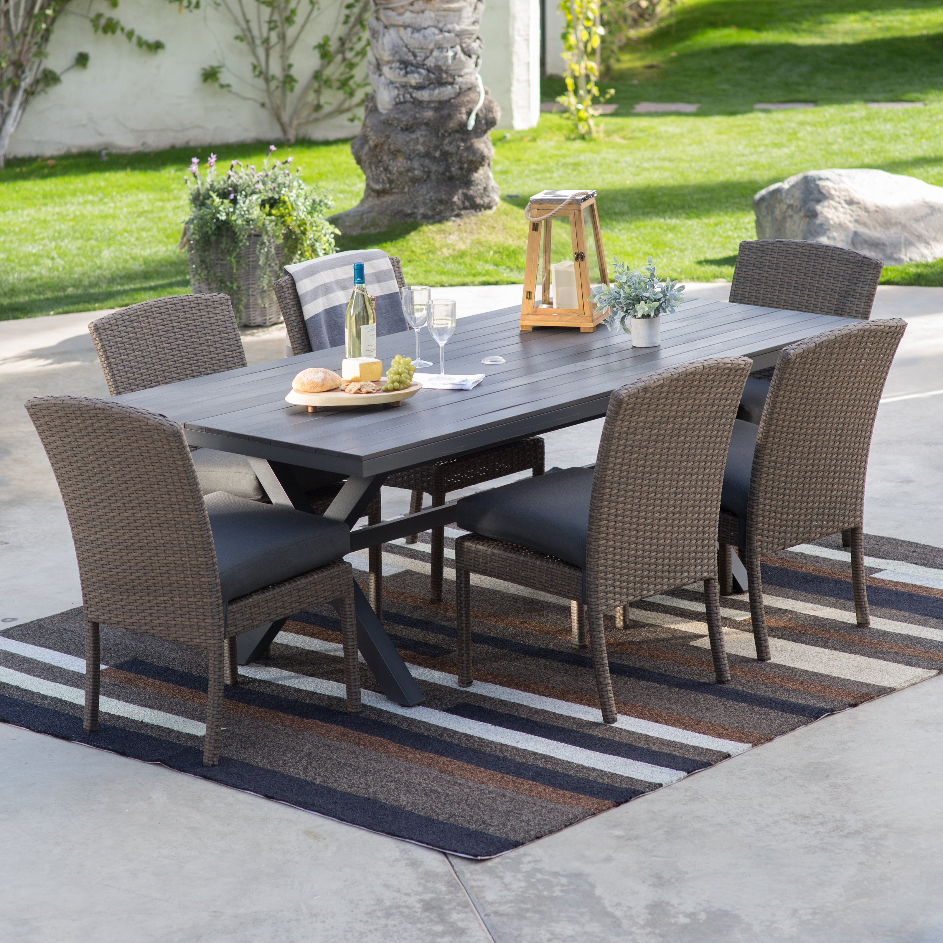 Best ideas about Patio Table Set
. Save or Pin Belham Living Ashera All Weather Wicker Patio Dining Set Now.
