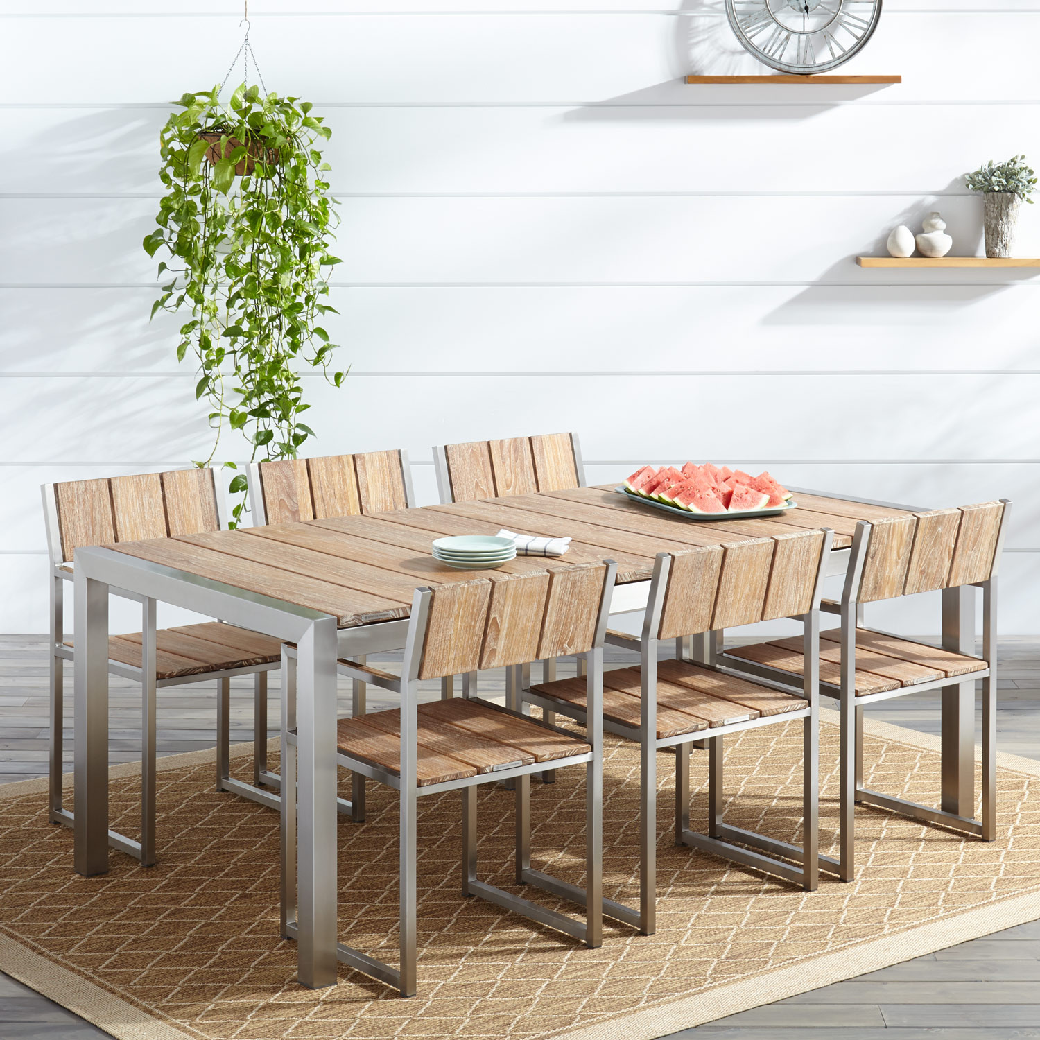 Best ideas about Patio Table Set
. Save or Pin Signature Hardware Macon 7 Piece Rectangular Teak Outdoor Now.
