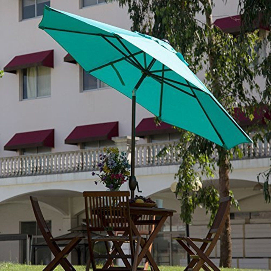 Best ideas about Patio Table Umbrella
. Save or Pin 9 Ft Outdoor Patio Market Table Umbrella with Push Button Now.