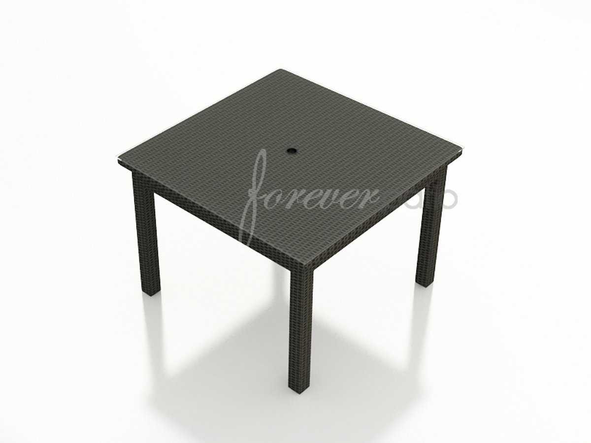 Best ideas about Patio Table With Umbrella Hole
. Save or Pin Forever Patio Barbados Wicker 48 Square Dining Table Now.