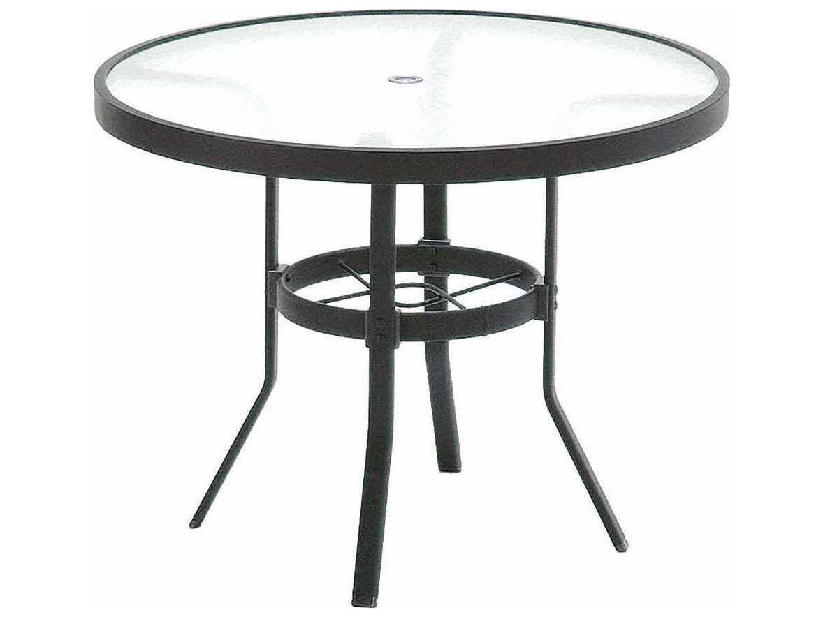Best ideas about Patio Table With Umbrella Hole
. Save or Pin Winston Obscure Glass Aluminum 42 Round Table with Now.