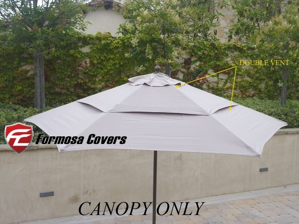 Best ideas about Patio Umbrella Replacement
. Save or Pin Double Vented Patio Replacement Umbrella Canopy 9ft 6 Rib Now.