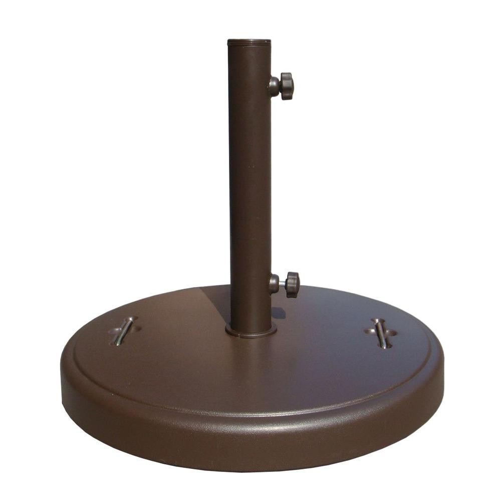 Best ideas about Patio Umbrella Stand
. Save or Pin 86 lbs Brown Patio Umbrella Base with Hidden Wheels Now.