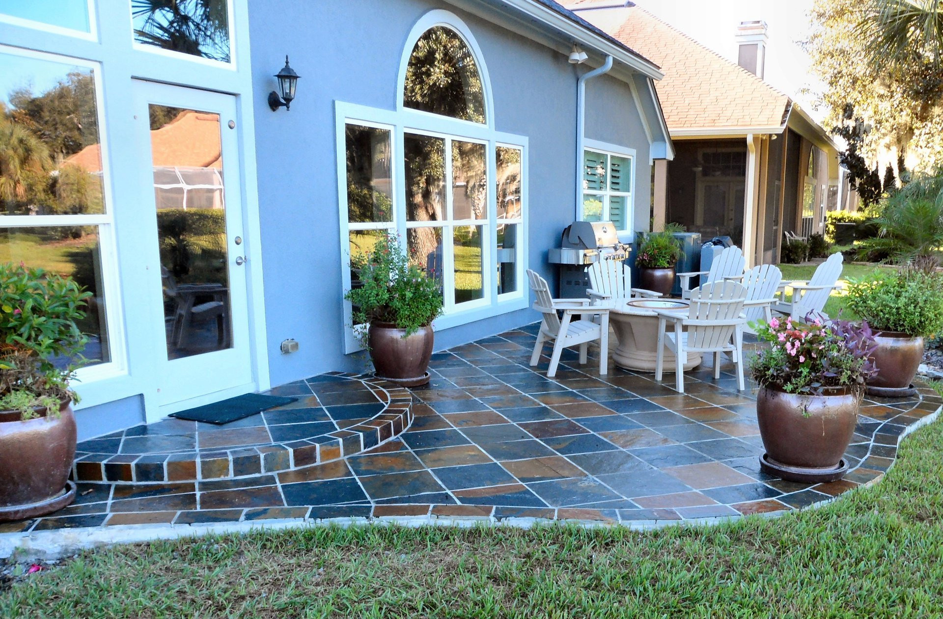 Best ideas about Paver Stone Patio
. Save or Pin Stone Veneer Fireplaces Home Exteriors & Spas Now.