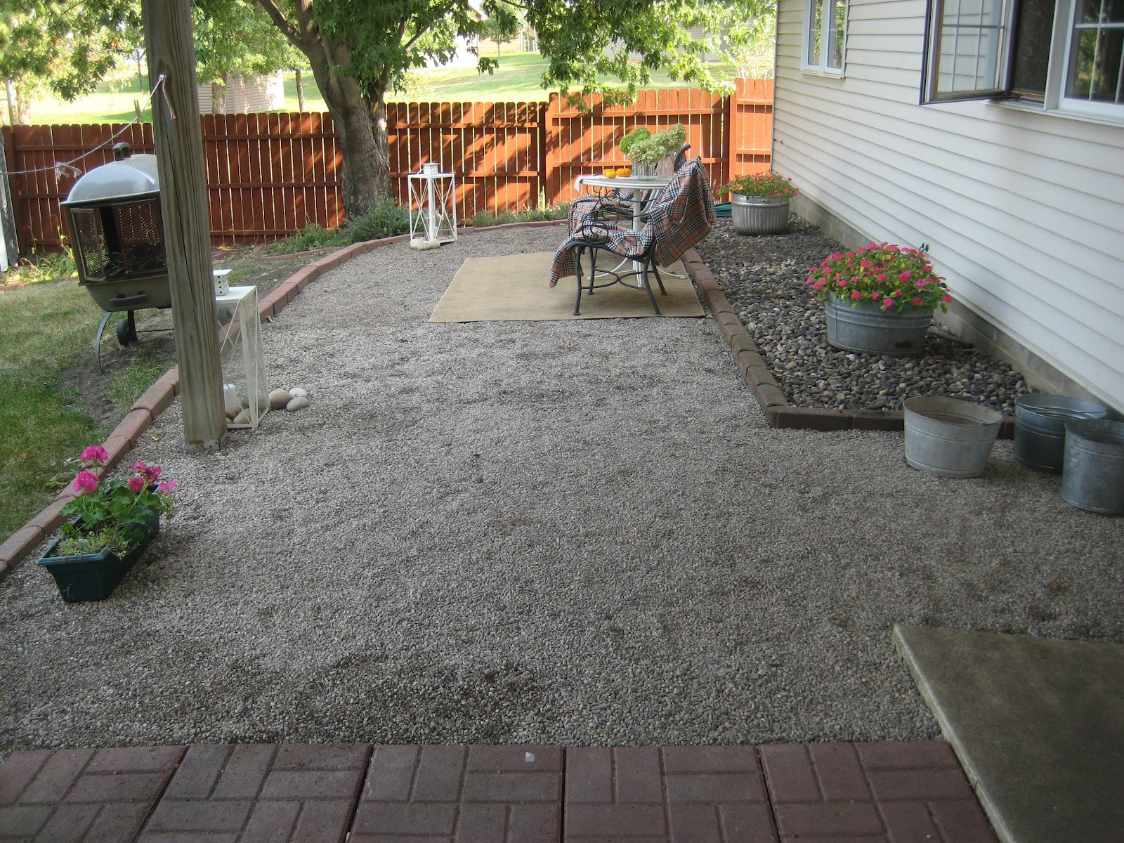 Best ideas about Pea Gravel Patio
. Save or Pin Happy At Home A New Gravel Patio Now.