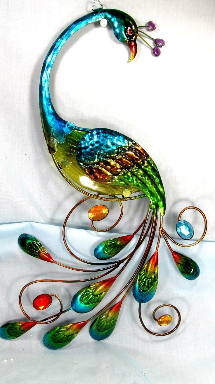 Best ideas about Peacock Wall Art
. Save or Pin Peacock Metal and Glass Wall Hanging Art Teal Home Decor Now.