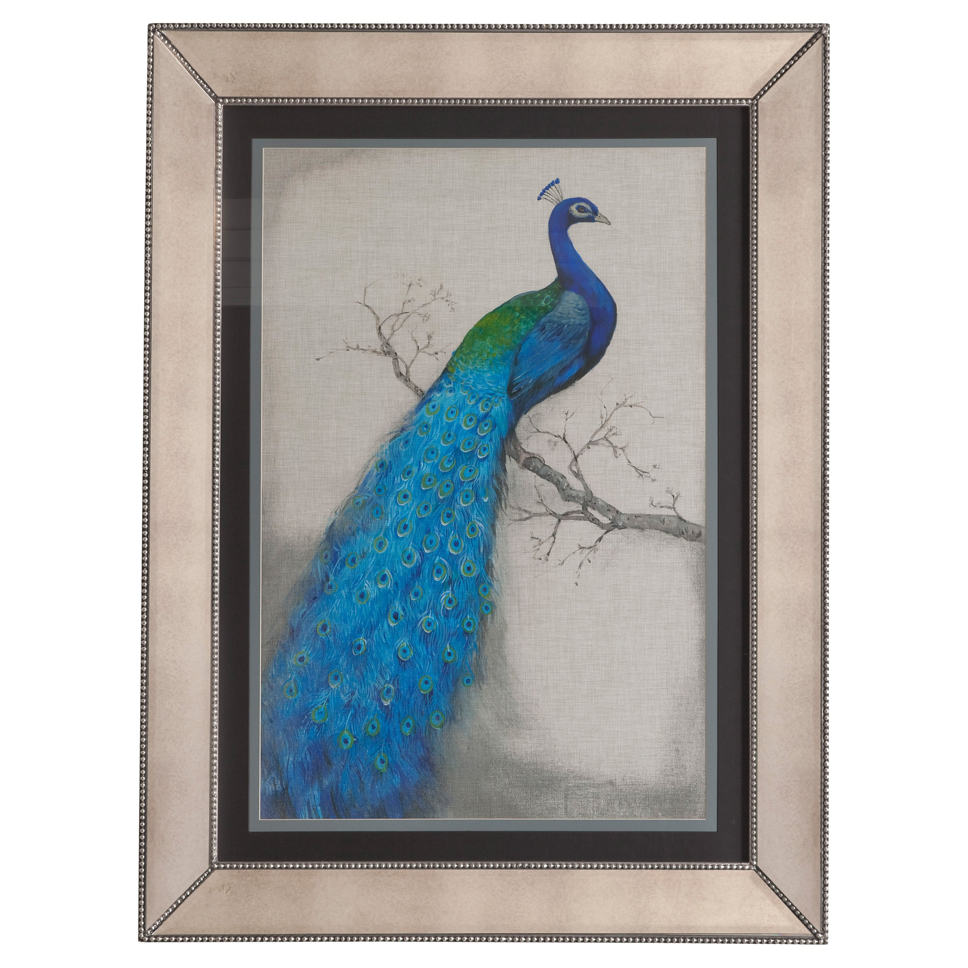 Best ideas about Peacock Wall Art
. Save or Pin Bassett Mirror Peacock Blue I Framed Art Wall Art at Now.