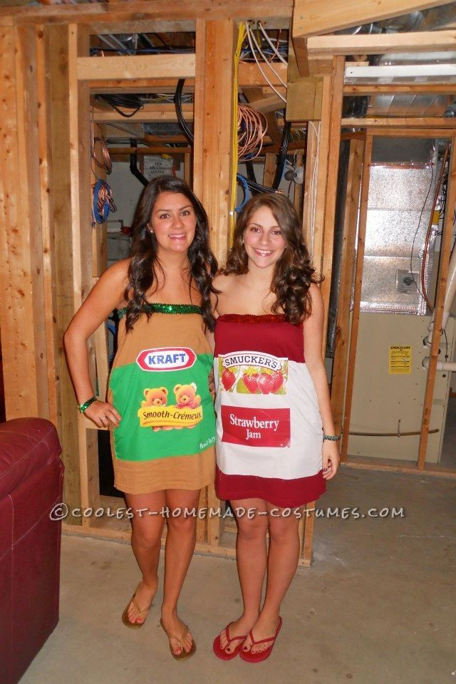 Best ideas about Peanut Butter And Jelly Costume DIY
. Save or Pin Fun Homemade Peanut Butter and Jelly Couple Costume Now.