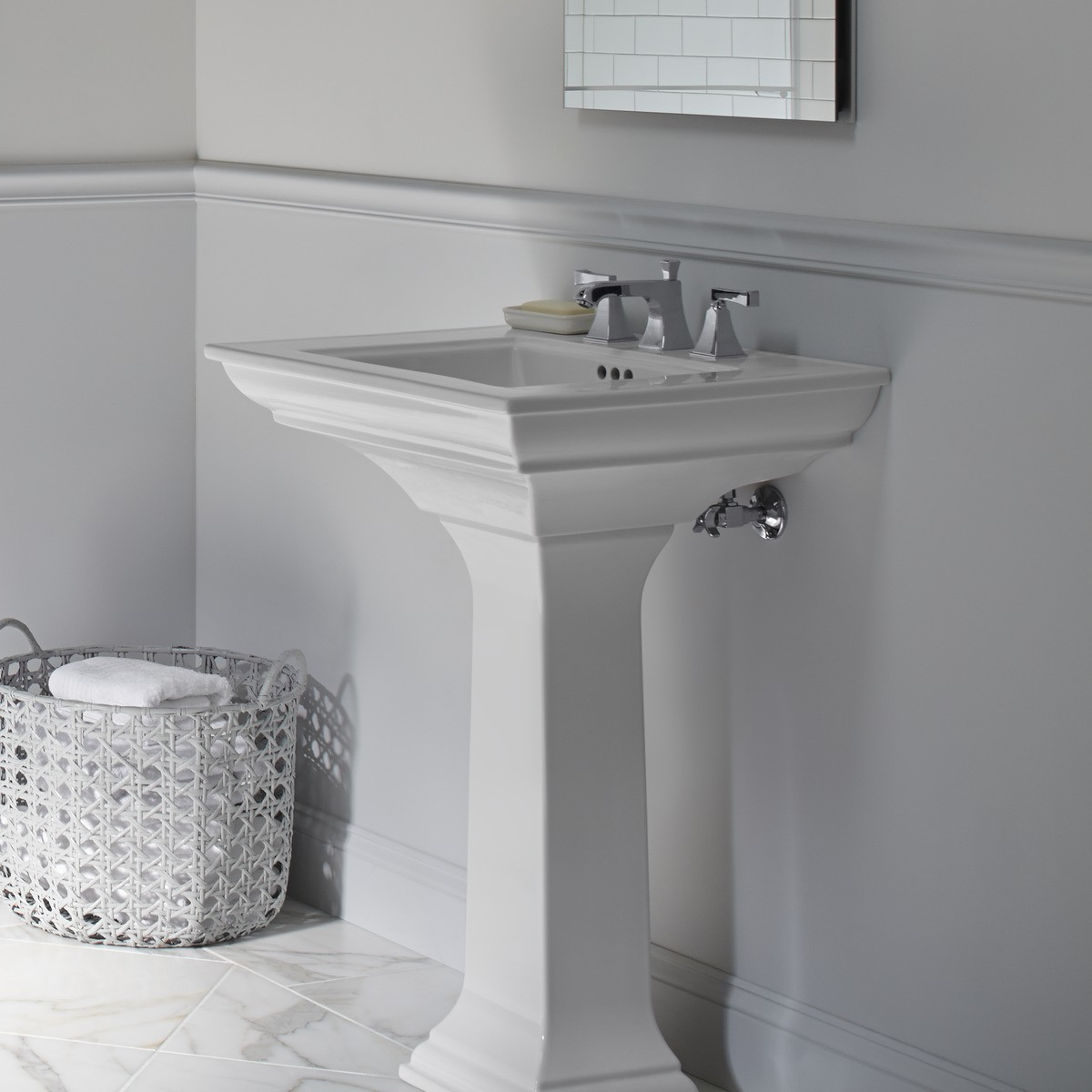 Best ideas about Pedestal Bathroom Sinks
. Save or Pin Kohler Memoirs Bathroom Sink Pedestal & Reviews Now.