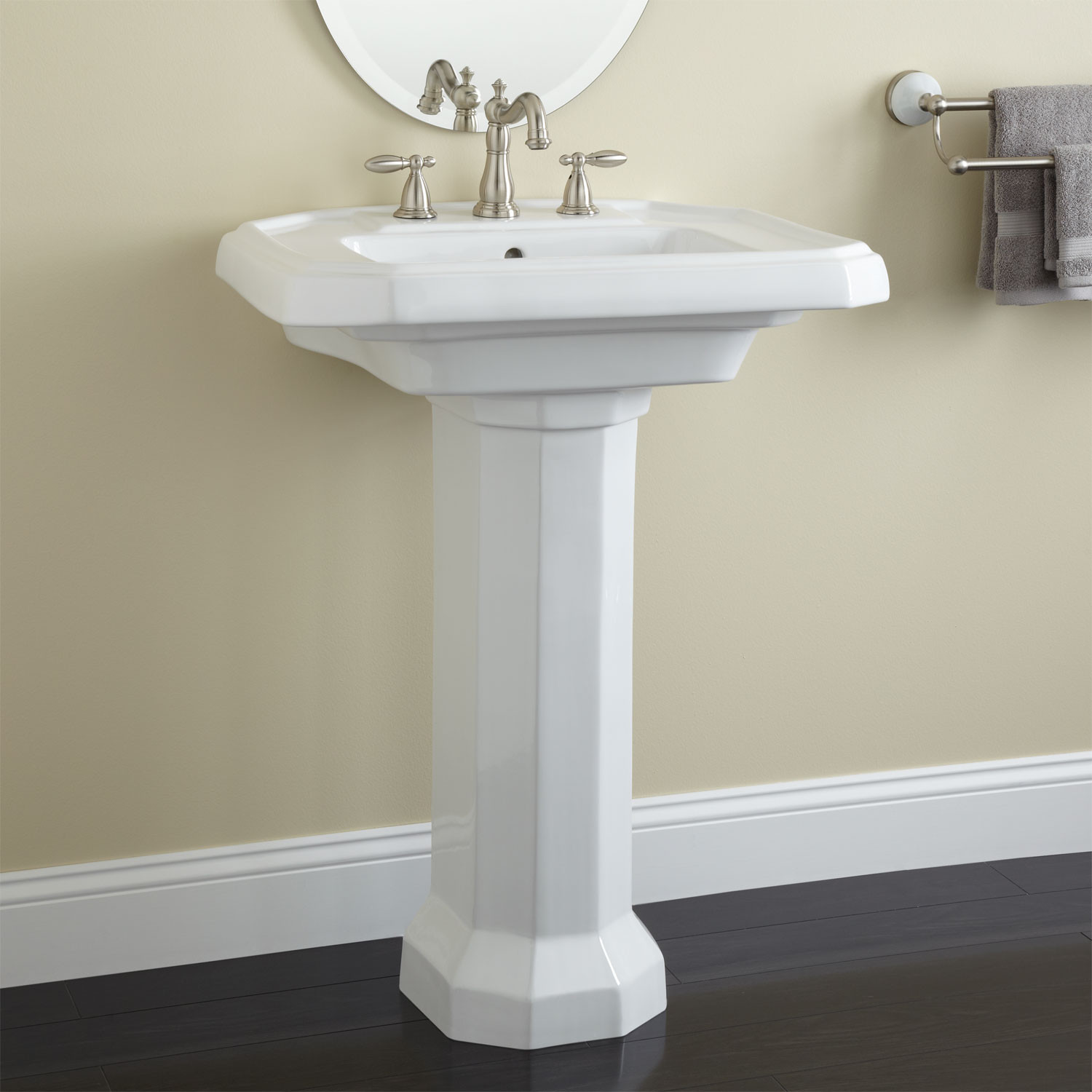 Best ideas about Pedestal Bathroom Sinks
. Save or Pin Drexel Porcelain Pedestal Sink Pedestal Sinks Bathroom Now.