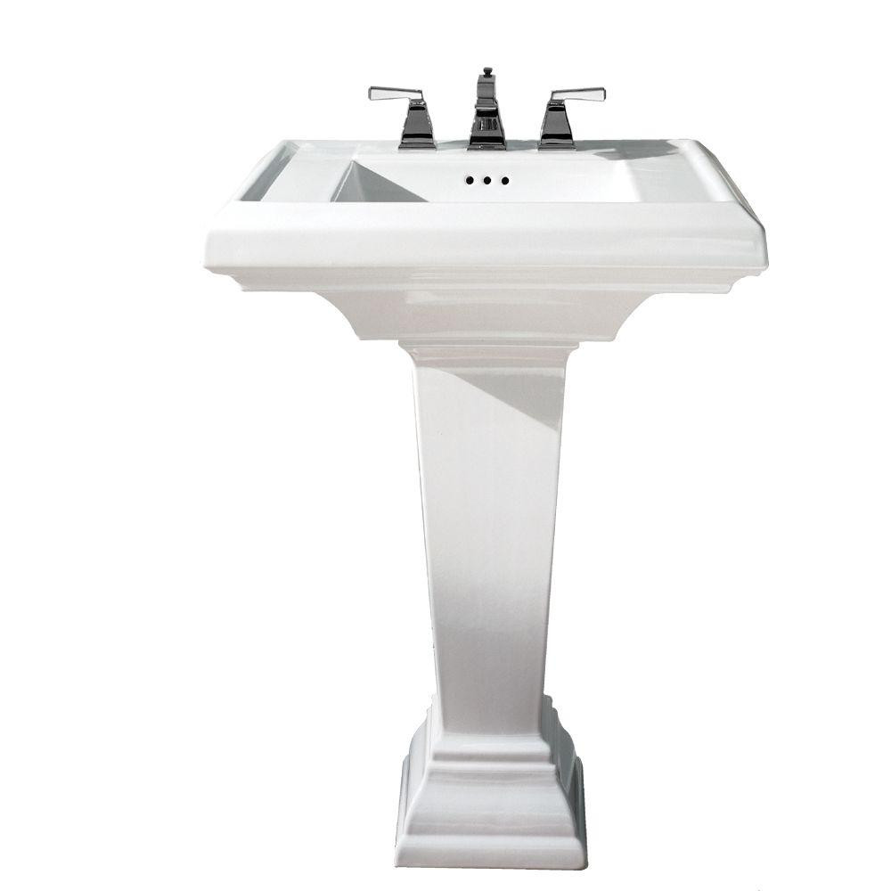 Best ideas about Pedestal Bathroom Sinks
. Save or Pin American Standard Town Square Pedestal bo Bathroom Sink Now.