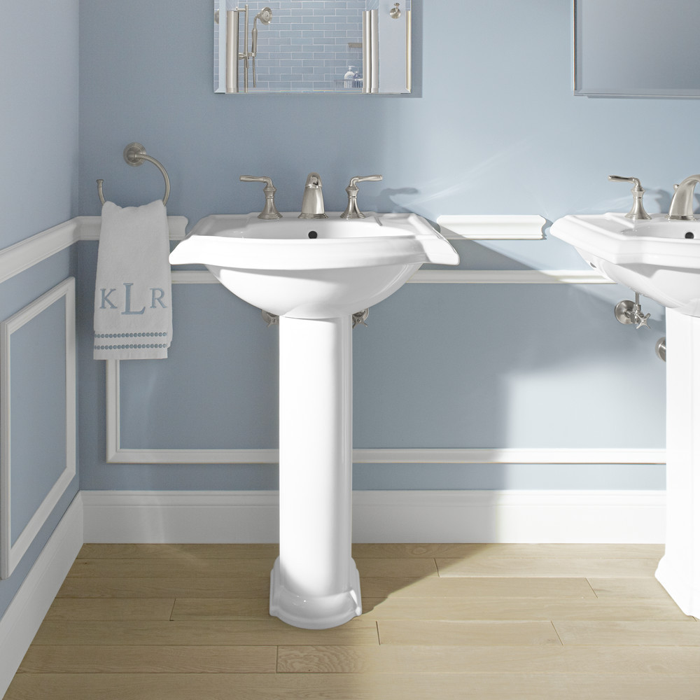 Best ideas about Pedestal Bathroom Sinks
. Save or Pin Kohler Devonshire 24" Pedestal Bathroom Sink & Reviews Now.