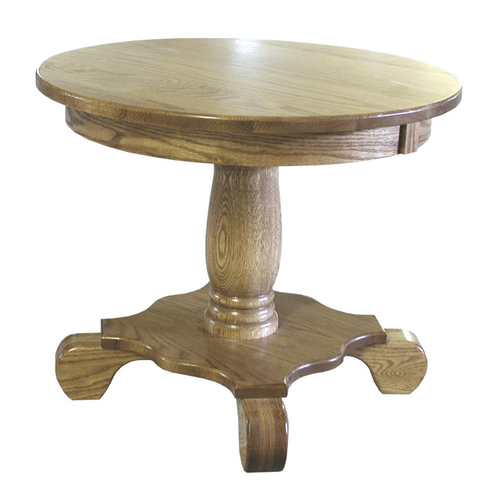 Best ideas about Pedestal Coffee Table
. Save or Pin Amish Oak Occasional Tables Set Pedestal Country Solid Now.