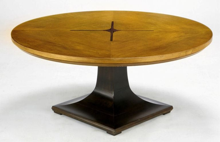 Best ideas about Pedestal Coffee Table
. Save or Pin Round Teak Walnut and Rosewood Inlaid Pedestal Coffee Now.