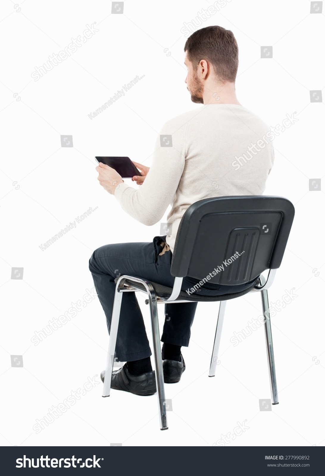 Best ideas about Person Sitting In Chair
. Save or Pin Back View Man Sitting Chair Stock Now.