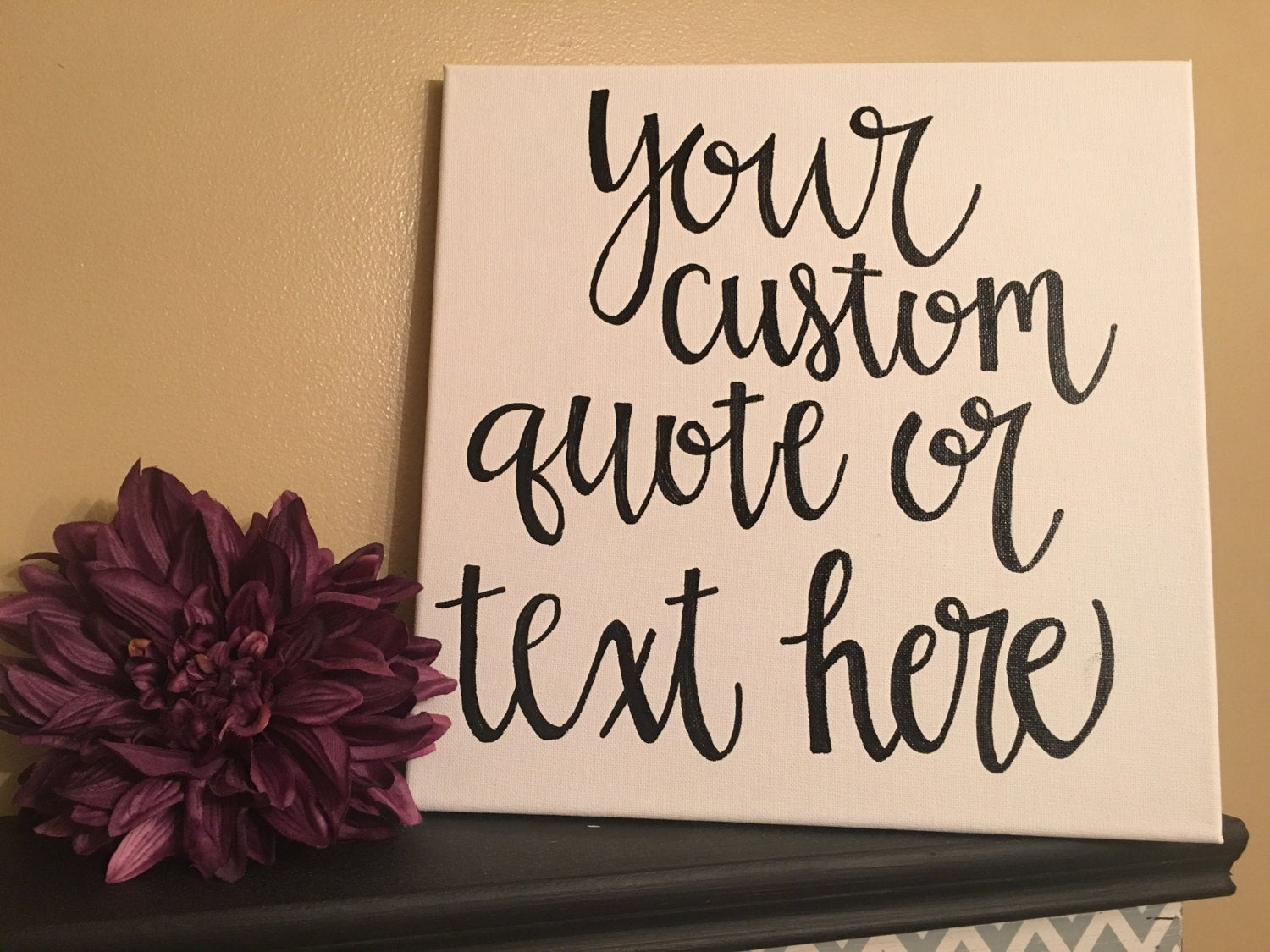 Best ideas about Personalized Wall Art
. Save or Pin Custom quote canvas personalized canvas wall art Now.