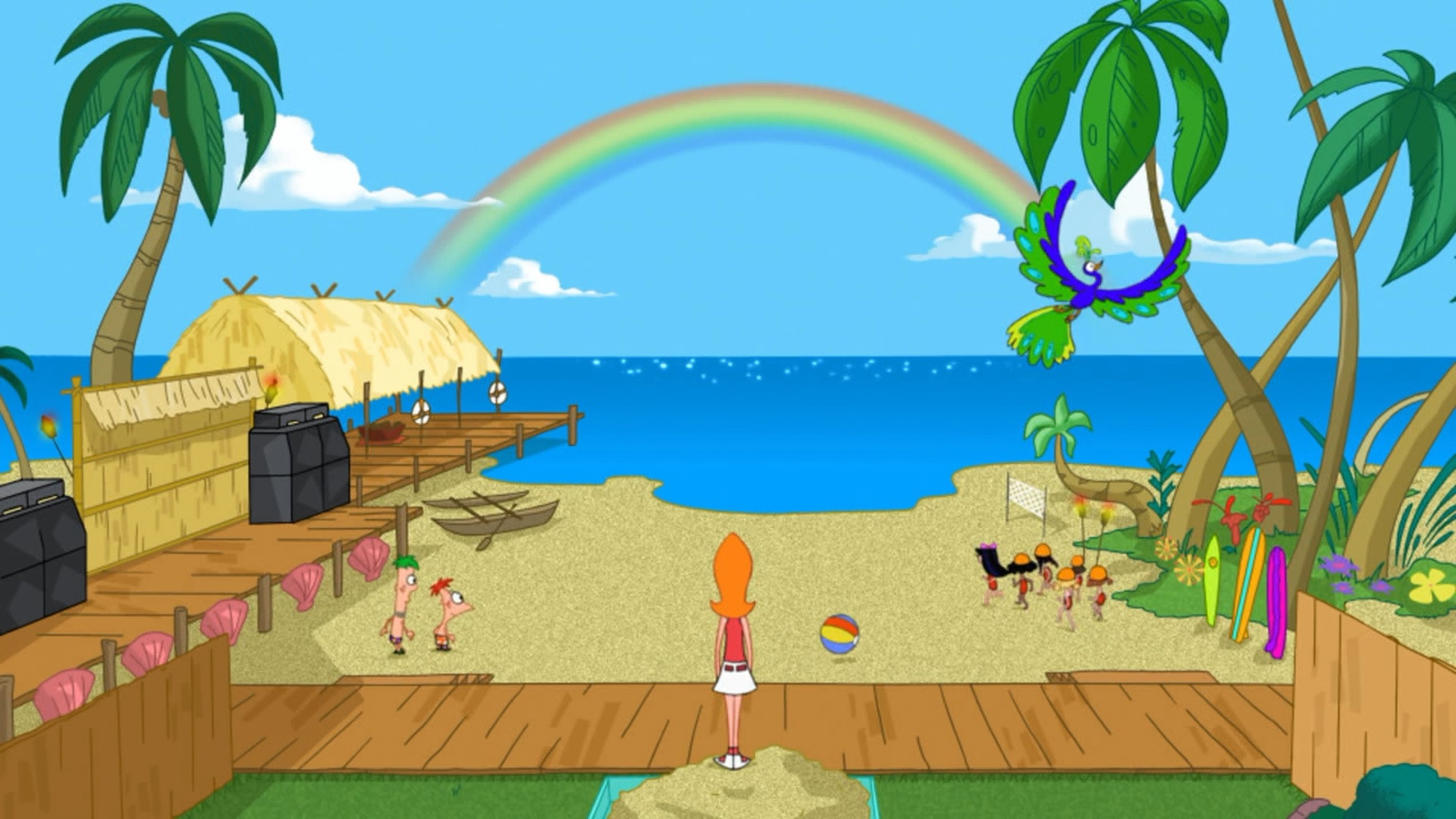 Best ideas about Phineas And Ferb Backyard Beach
. Save or Pin Lawn Gnome Beach Party of Terror Phineas and Ferb Wiki Now.