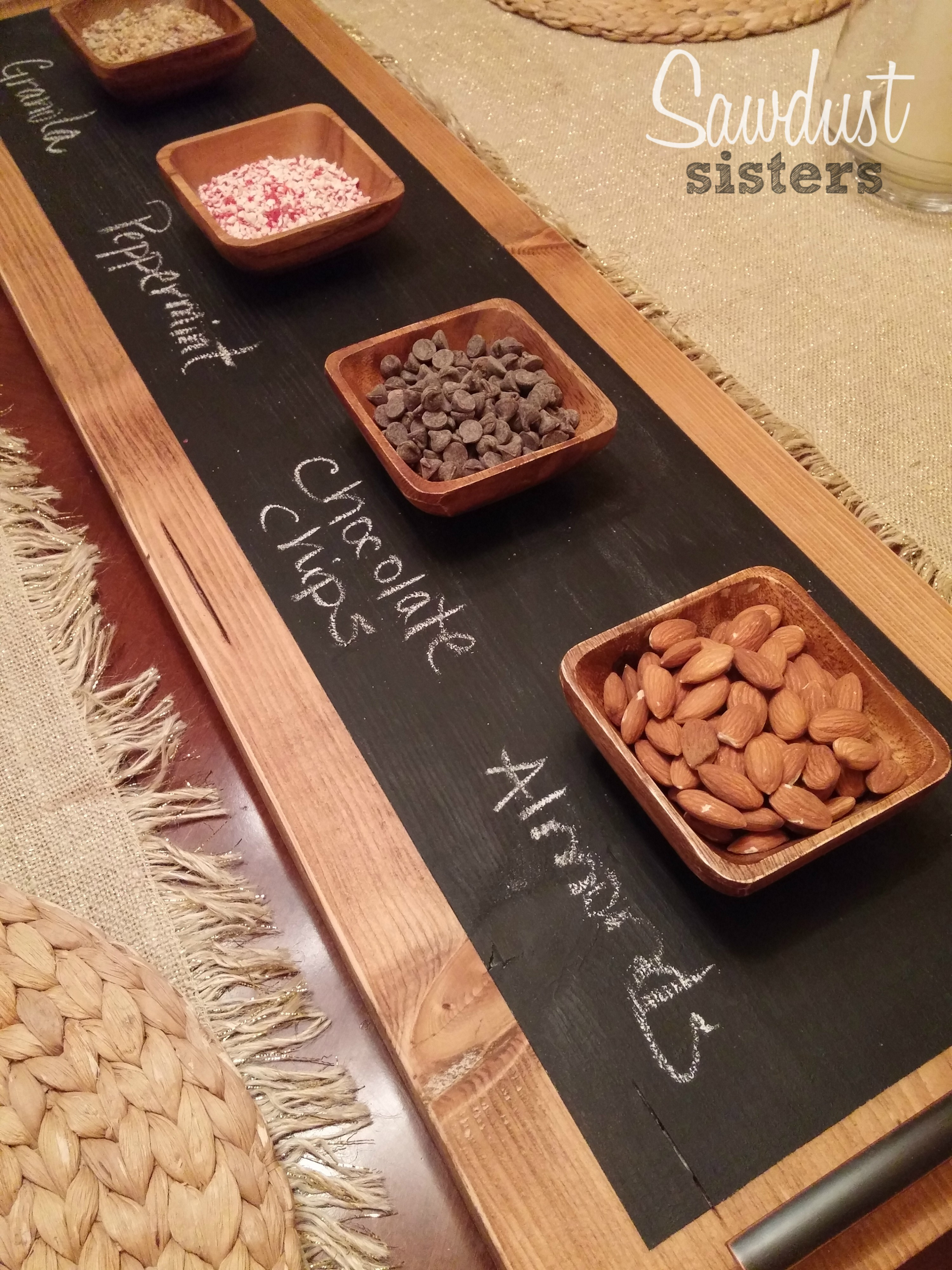 Best ideas about Pictures On Wood DIY
. Save or Pin DIY Chalkboard Serving Tray Sawdust Sisters Now.