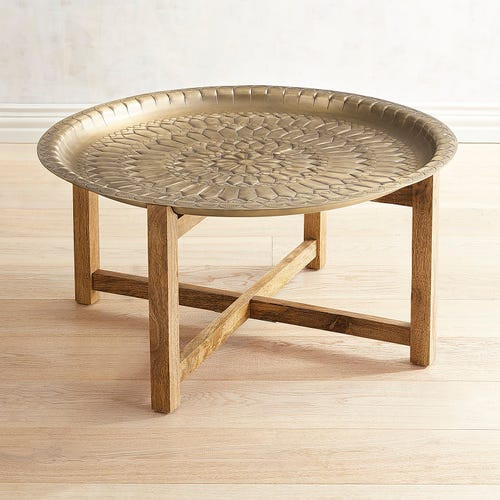 Best ideas about Pier 1 Coffee Table
. Save or Pin Moroccan Gold Tray Coffee Table Now.